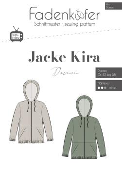 Papierschnittmuster Jacke Kira Damen - Fadenkäfer